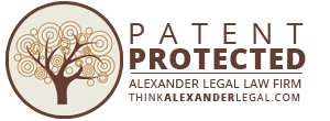 Image: Patent Protected by Alexander Legal, Atlanta's  leading Patent law firm.